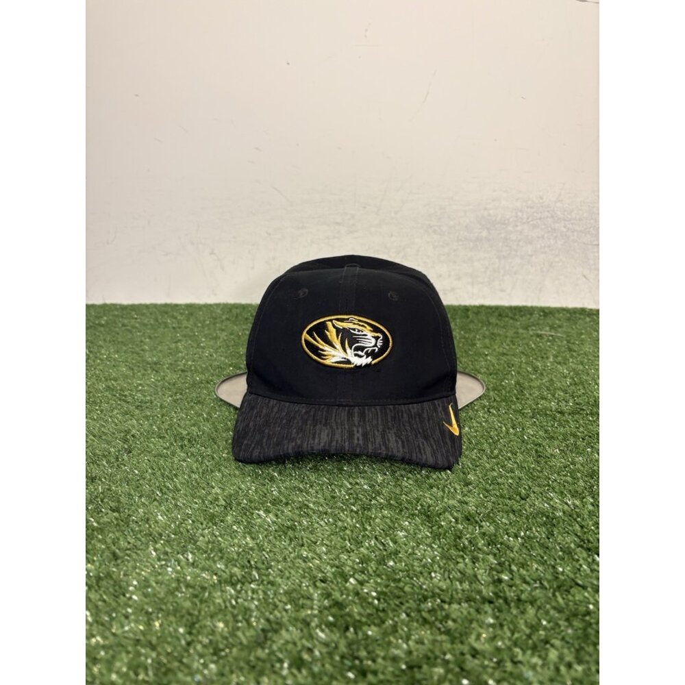 Missouri Tigers hat cap strap back black gray nike lightweight breathable mens